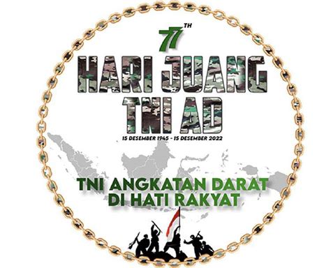 Diperingati 15 Desember TNI AD Luncurkan Logo Baru Hari Juang Ke 77