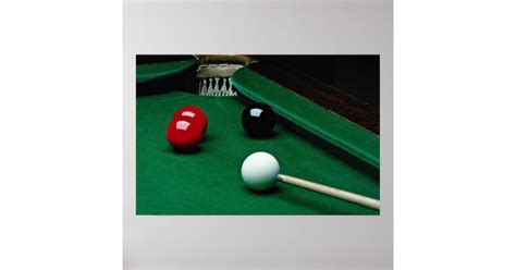 Snooker equipment poster | Zazzle