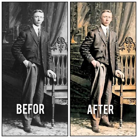 Colorize Your Photo Add Color To Any Picture Photo Restoration From