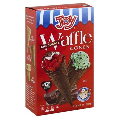 Joy Chocolate Waffle Ice Cream Cones 7 Oz King Soopers