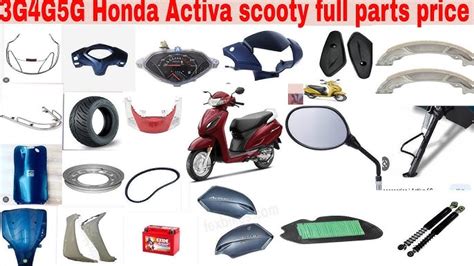 Honda Activa 6g Body Parts Name List With Images Cheapest Stores Dev