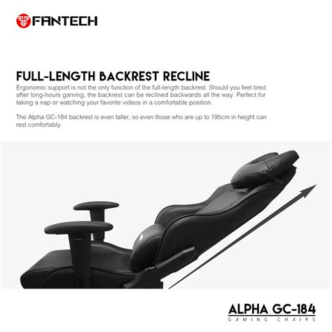 Jual Fantech Kursi Gaming ALPHA GC184 Gaming Chair Shopee Indonesia