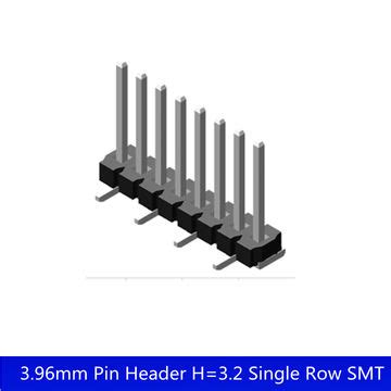 Buy Wholesale China 3 96mm Pin Header H 3 2 Single Row Smt Pin Header