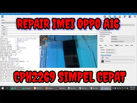 Repair Imei Oppo A Cph Youtube