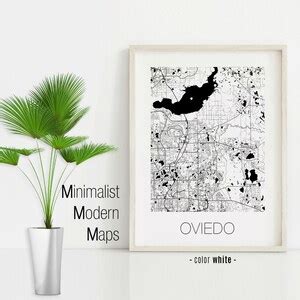 Oviedo Florida, Oviedo FL Map, Oviedo Map, Oviedo Print, Oviedo Poster, Oviedo Wall Art ...