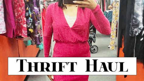 Thrift With Me Thrifting Fall 2022 Trends New Dossier Scents Styling Try On Haul Model