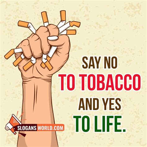 Anti Tobacco Slogans - Slogans World