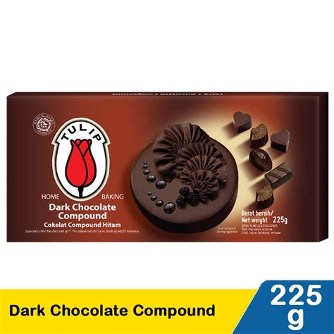 Tulip Dark Chocolate Compound 225G Klik Indomaret