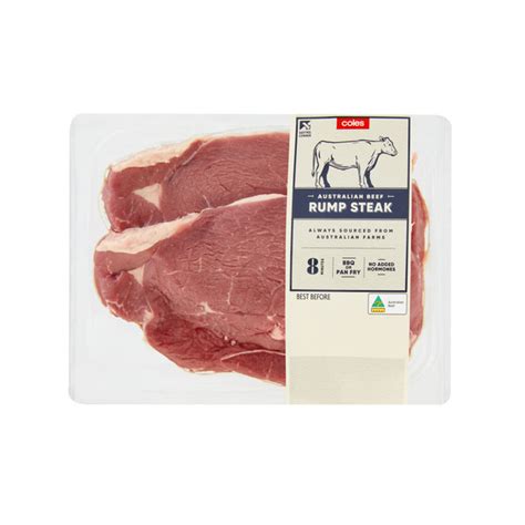 Buy Coles No Added Hormone Beef Rump Steak 500g Coles