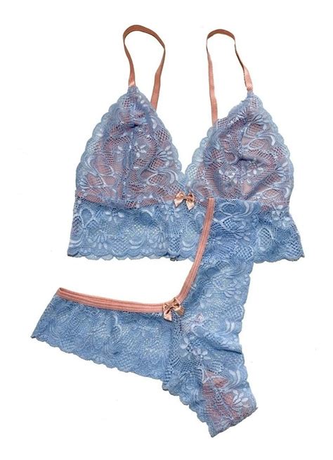 Kit Conjuntos Lingerie Sexy Calcinha Sutia Feminino Renda