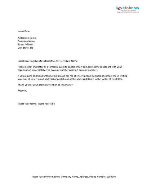 Free Cancellation Letter Samples In Ms Word Google Docs Apple