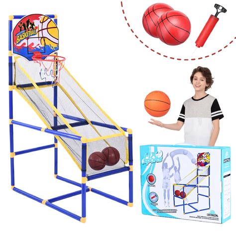 Cesta Tabela Basquete Infantil Kit 2 Bolas Bola Rede Grande Shopee Brasil