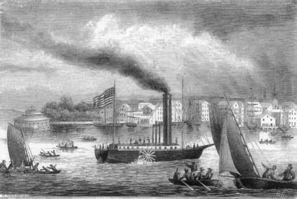 1807- Fulton Sails to Albany