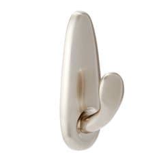 Command Small Forever Classic Brushed Nickel Metal Hook Fc Bn M