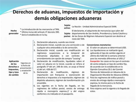 Decreto Obligacion Aduanera Ppt