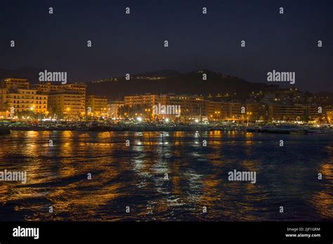 beautiful view of the night port Stock Photo - Alamy