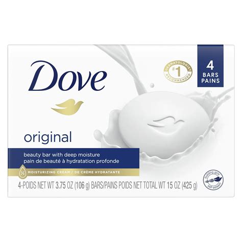 Dove Original Deep Moisturizing Beauty Bar Soap Unscented 3 75 Oz 4