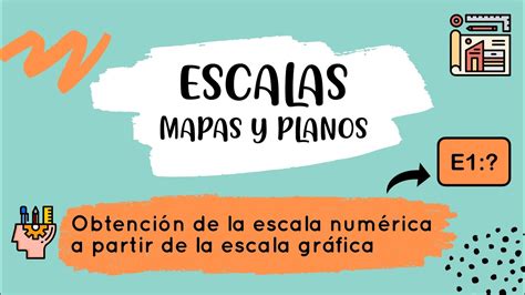 Escalas En Mapas Y Planos 03 ¿cómo Se Calcula La Escala Numérica A