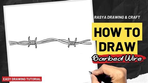 How To Draw Barbed Wire YouTube