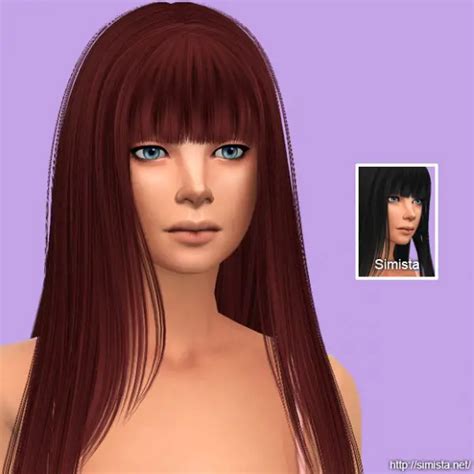 Sims Hairs Simista Hair Retextured