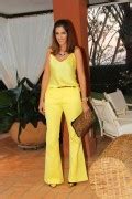 Blog da Carola Duarte Look da Carola calça piquet amarela regata