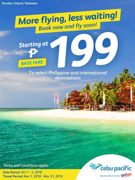 Cebu Pacific Seat Sale October 2018 | Manila On Sale