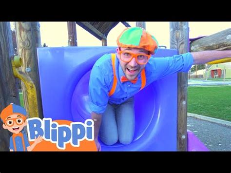 Blippi Visits Outdoor Play Park! | Blippi | Animals for Kids