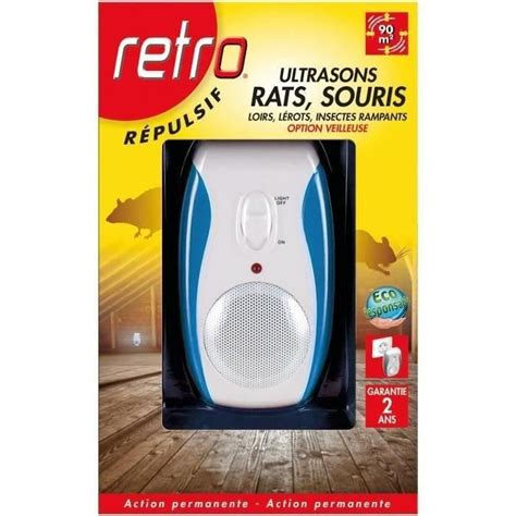 Retro R Pulsif Ultrasons Rats Souris Loirs Insectes Rampants