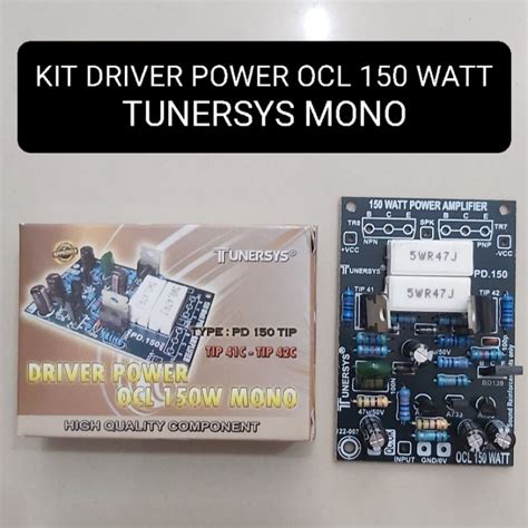 Jual TUNERSYS Kit Driver OCL 150 Watt Mono Power Amplifier Shopee