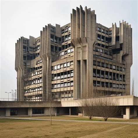 Neo Gothic x Brutalist Hybrid Architecture (GothicBrut) : r/midjourney
