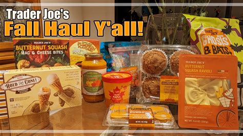 Trader Joe S Fall Haul Fall Taste Test Traderjoes Pumpkin Tastetest