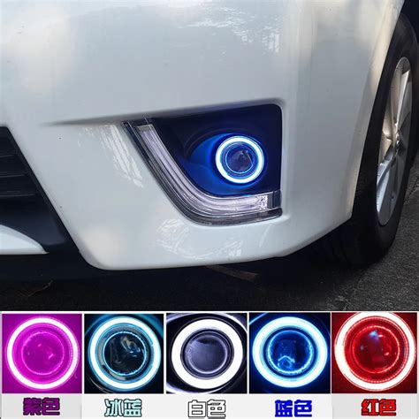 White Led Drl Yellow Led Turn Light Cob Angel Eye Colors