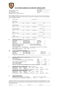 Fillable Online Fire Marshal Ri Plan Review Application Print Form And