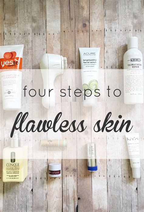 Daily Daytime Skincare Routine Four Steps To Flawless Skin Daily Skin Care Routine Flawless