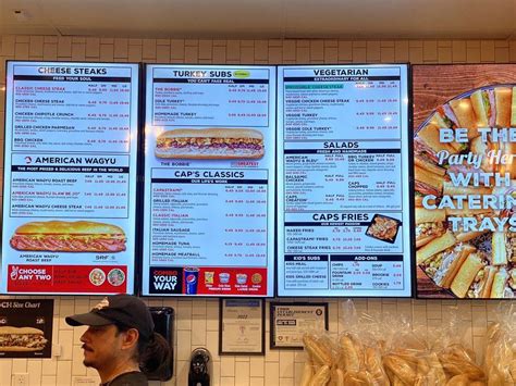 Menu At Capriotti S Sandwich Shop Restaurant Kansas City