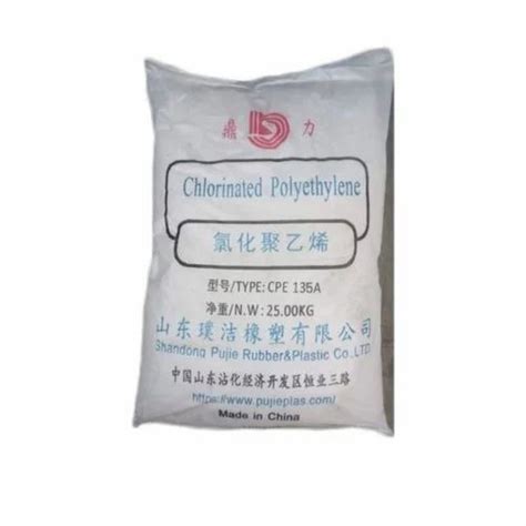 PVC Powder Chlorinated Polyethylene CPE 135 A Polygrand Grade Standard