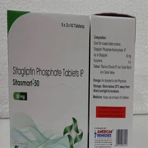 Sitagliptin Phosphate 50mg Tablets At Rs 320stripe Sitagliptin