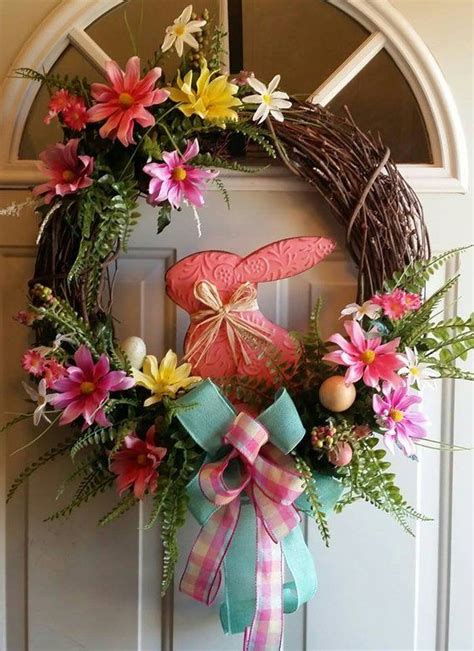 Easter Wreath Bunny Wreath Grapevine Bunny Wreath Spring Wreath