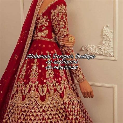 Bridal Lehenga Designs 2021 USA Maharani Designer Boutique