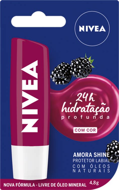 Nivea Hidratante Labial Amora Shine G Gi Vendas