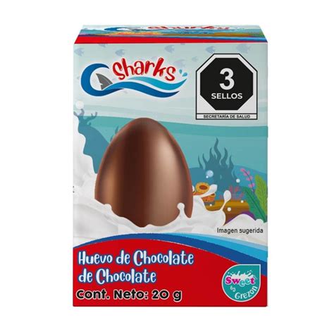 Huevo De Chocolate Sweet By Grezon Sharks G Walmart