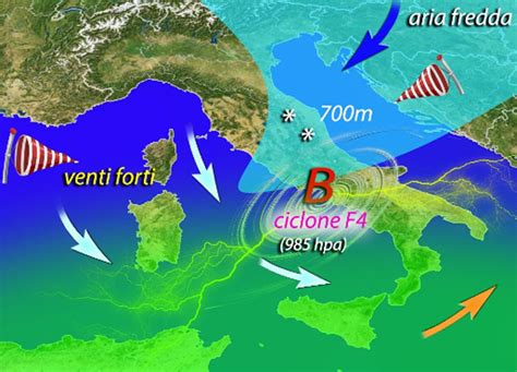 Meteo Ciclone Si Abbatte Sull Italia Neve E Temporali La Mappa