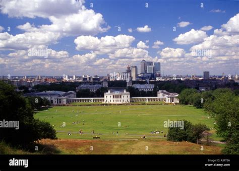 The National Maritime Museum with London in the background Stock Photo - Alamy