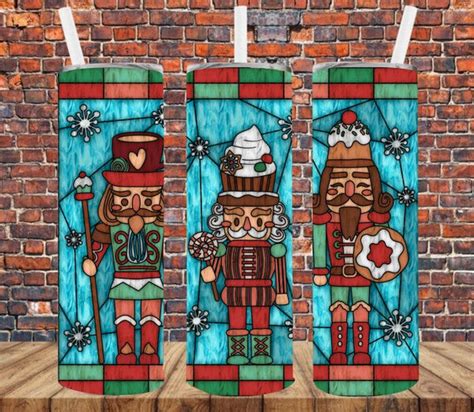 Nutcracker Tumbler Wrap Sublimation Transfers Crafty Bucks