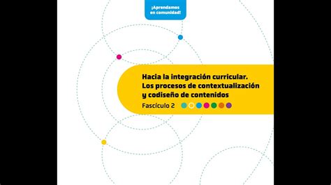 Hacia la integración curricular Los procesos de contextualización y