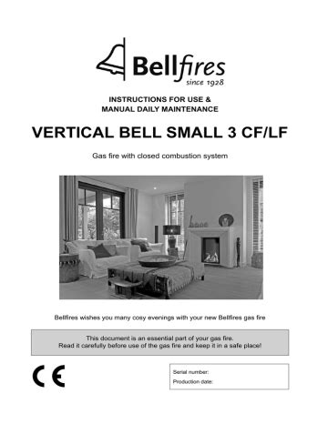 Bellfires Horizon Bell Xl 3 Lf Instructions For Use Manual Manualzz