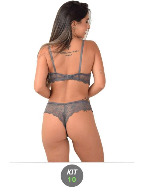 Kits Conjuntos Lingerie Bojo Atacado Tj Vip