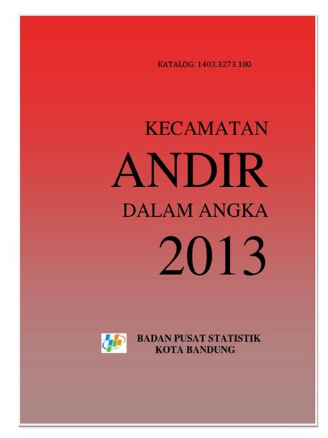 PDF Kecamatan Andir Dalam Angka 2013 DOKUMEN TIPS