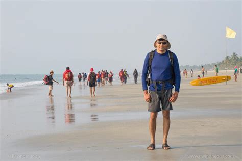 Hiking in the beautiful Benaulim Beach - South Goa Trek - Day 3