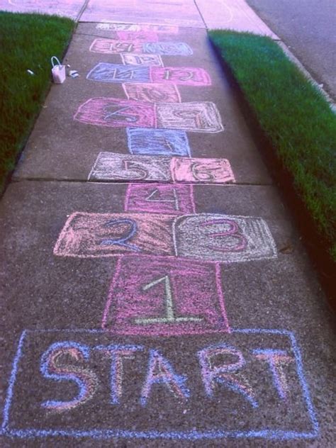 Hopscotch Back When Kids Actually Played Outside Instead Of Glued To